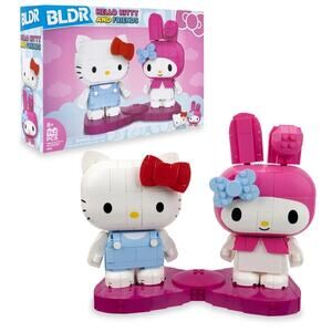 BLDR Deluxe Large-Form Buildable Character Hello Kitty & My Melody NWT
